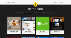 Desktop Screenshot of justin-alexander.co.uk